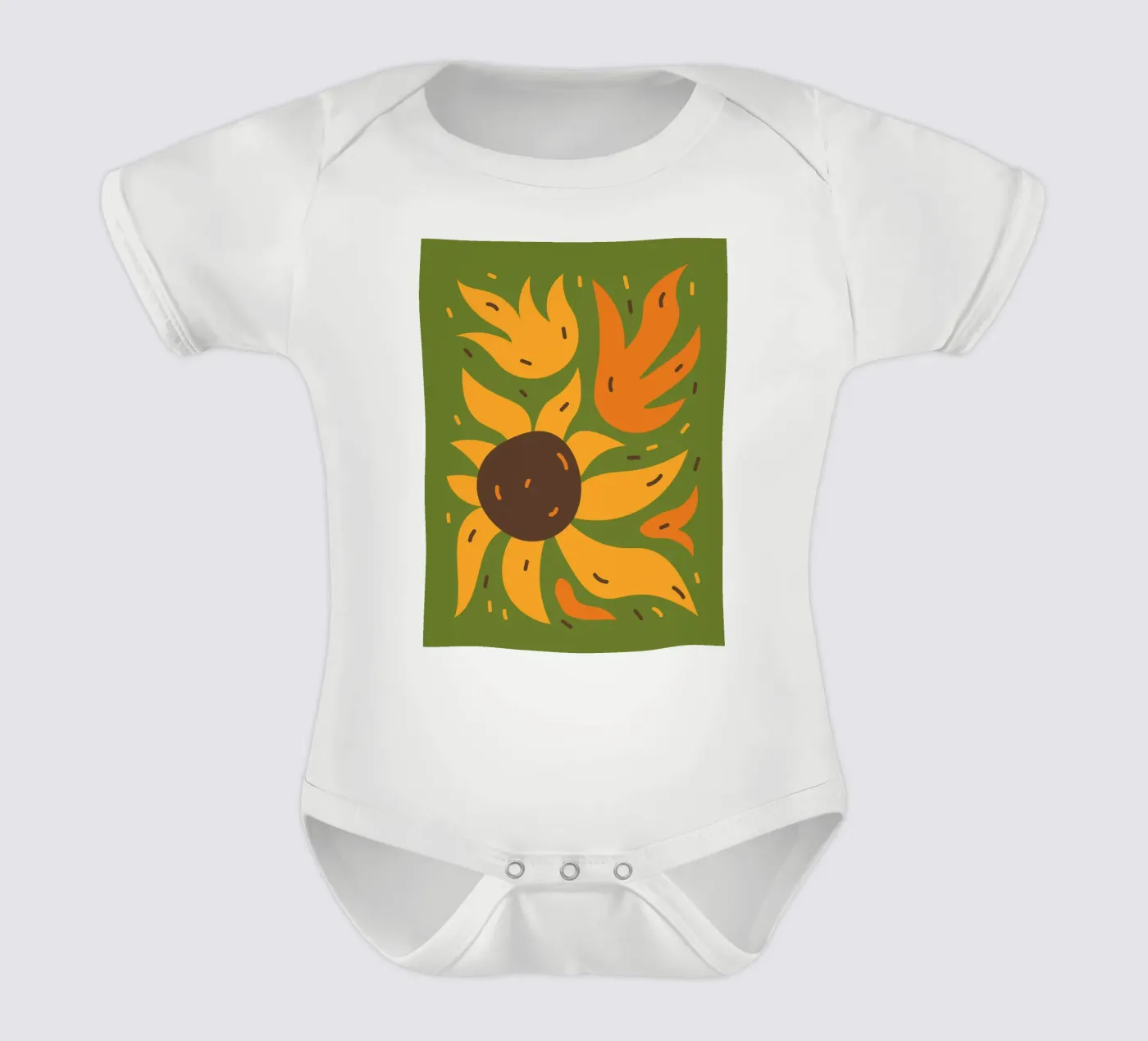 Sunflower body bébé de LisaArtes