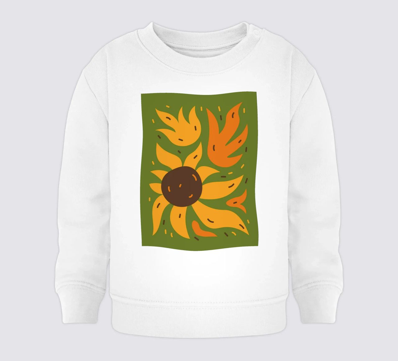Sunflower felpa neonato da LisaArtes