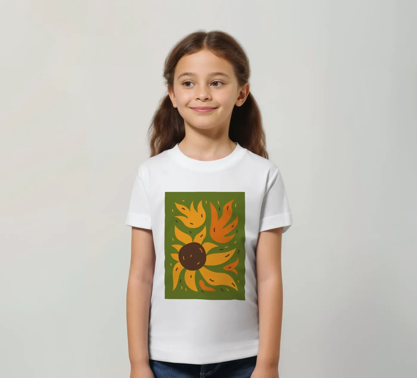 Sunflower kinder t-shirt van LisaArtes