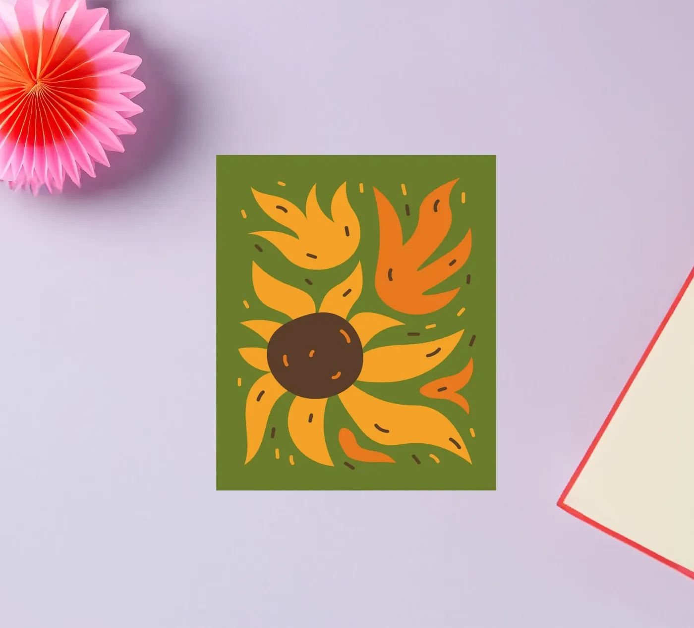 Sunflower sticker by LisaArtes