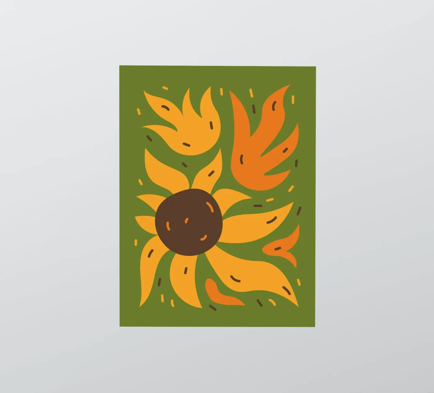 Sunflower sticker by LisaArtes