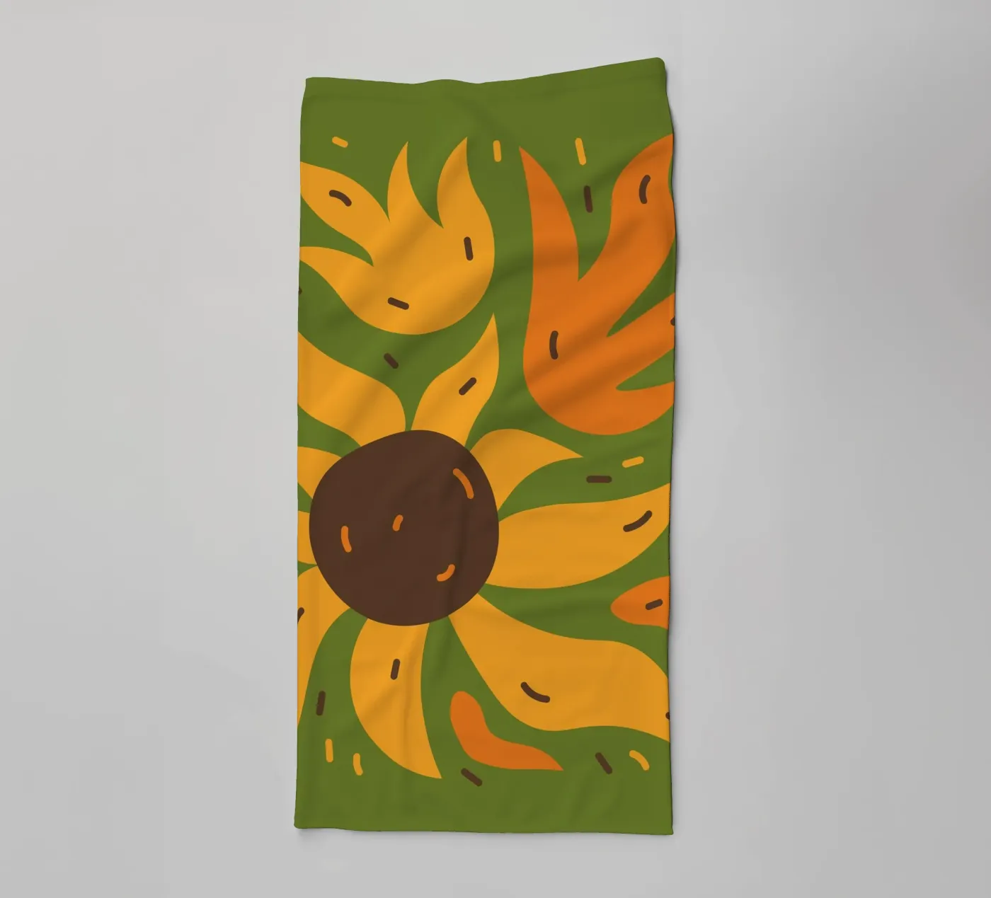 Sunflower badhanddoek van LisaArtes