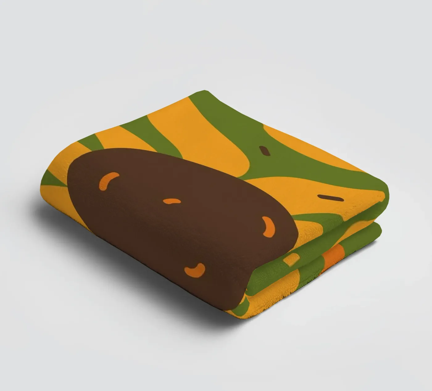 Sunflower towel by LisaArtes