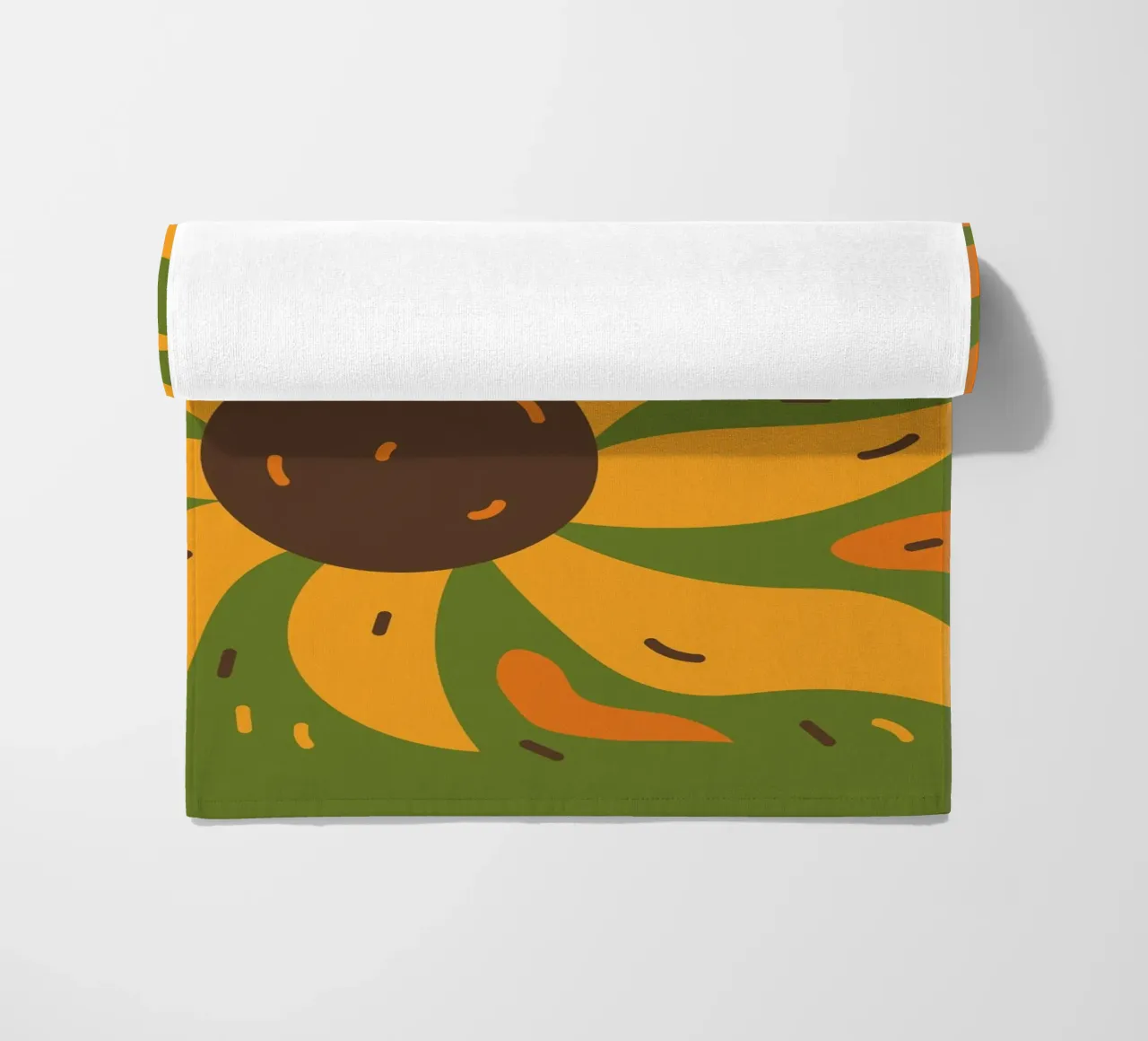 Sunflower beach towel by LisaArtes