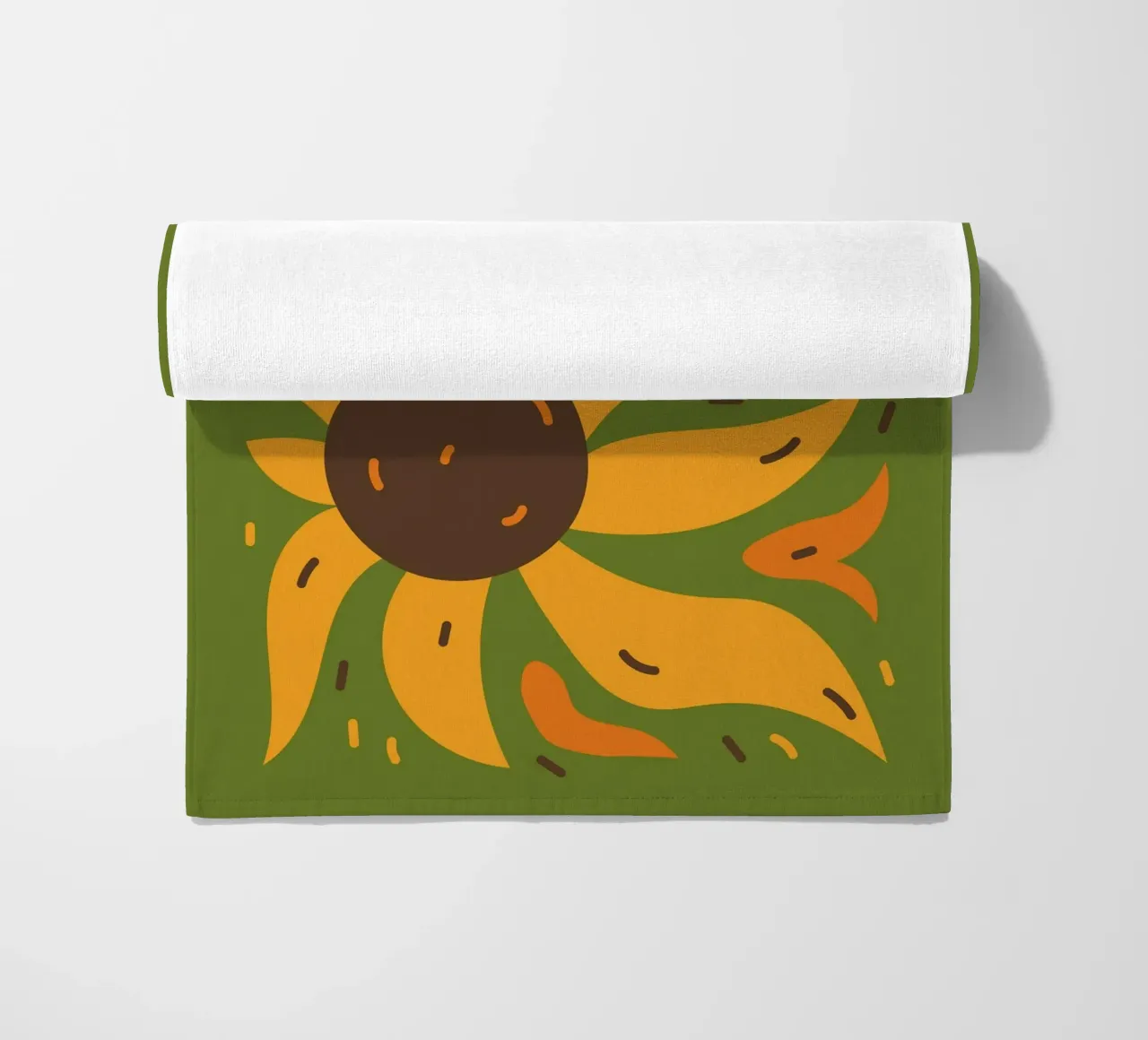 Sunflower beach towel by LisaArtes
