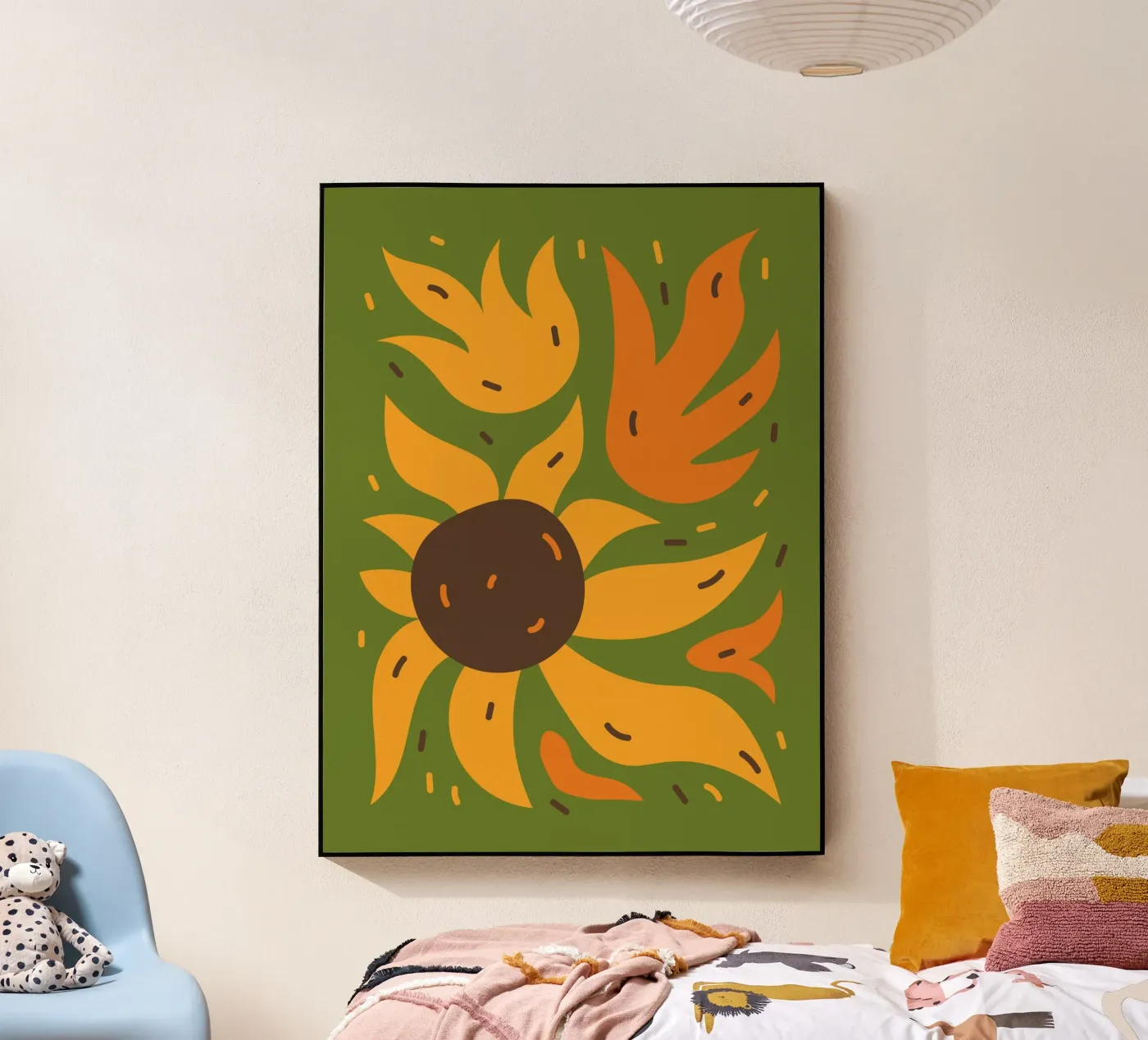 Sunflower acryl van LisaArtes