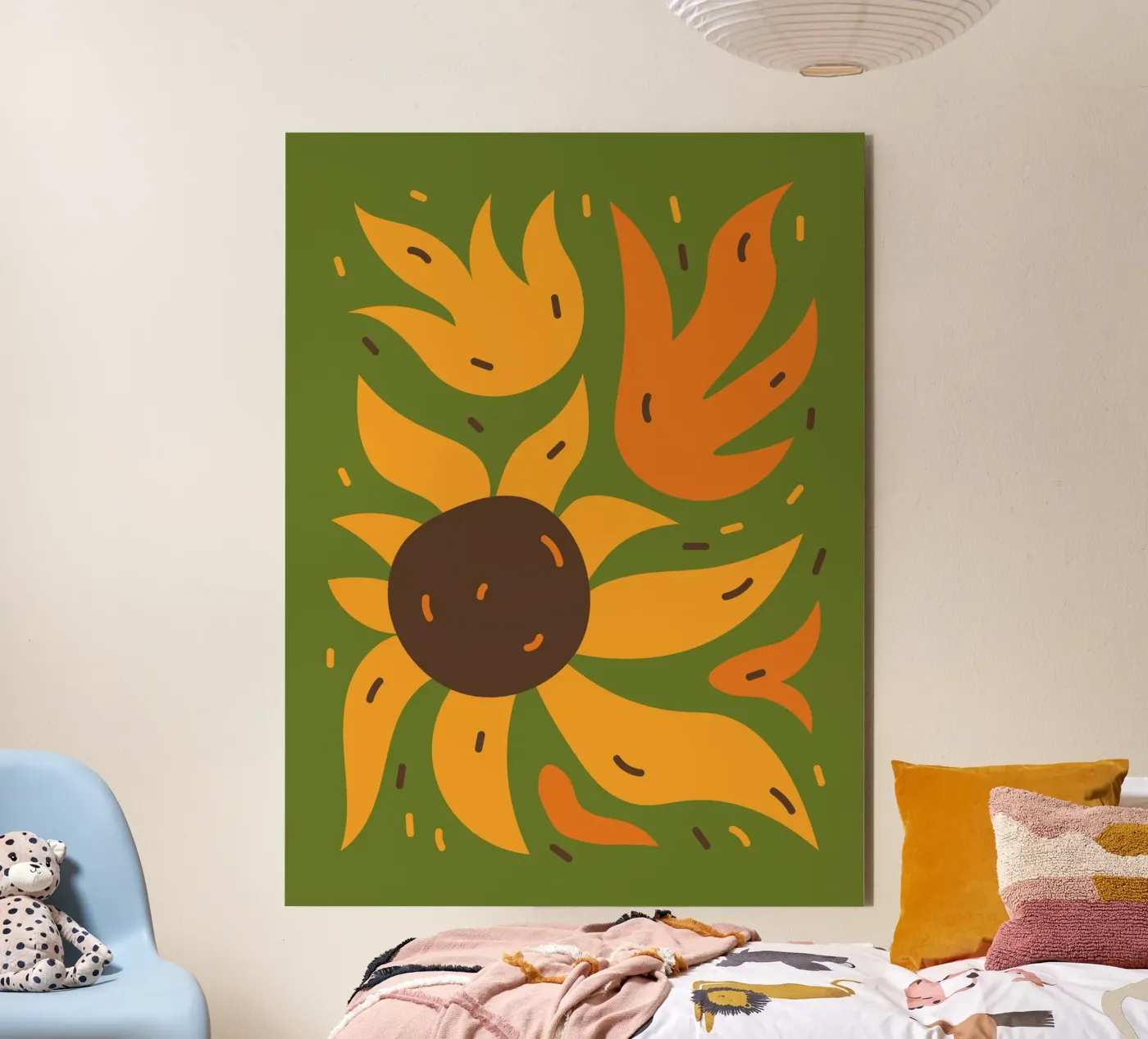 Sunflower alluminio dibond da LisaArtes