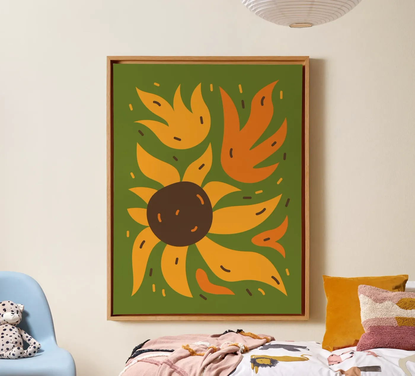 Sunflower canvas van LisaArtes