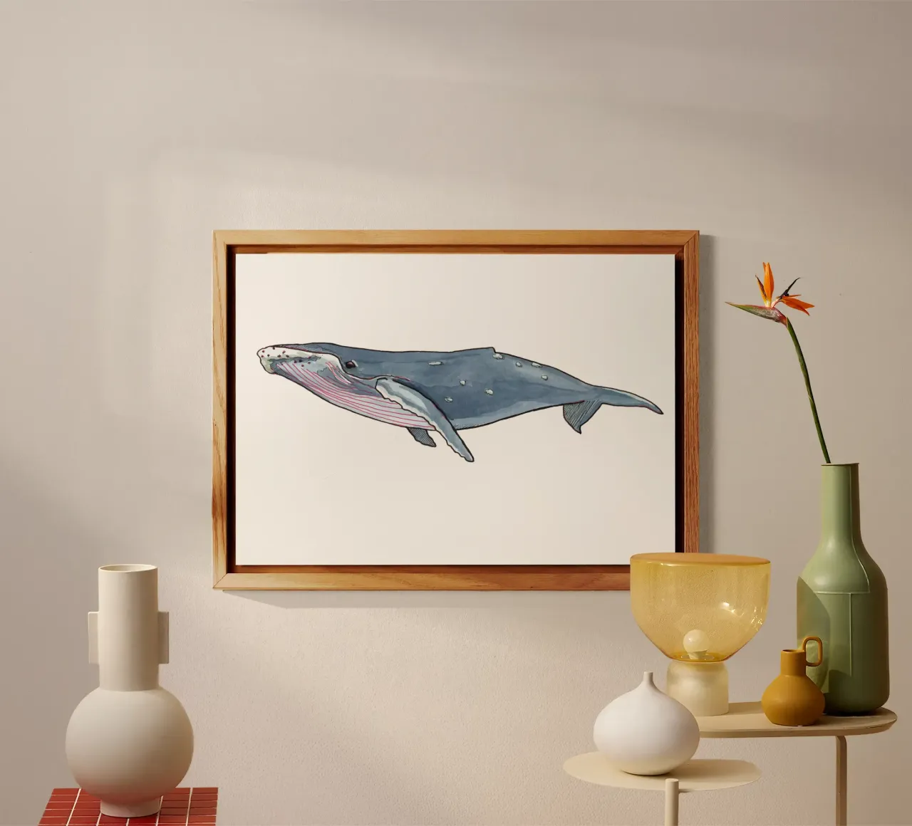 Humpback whale alluminio dibond da Face & Content