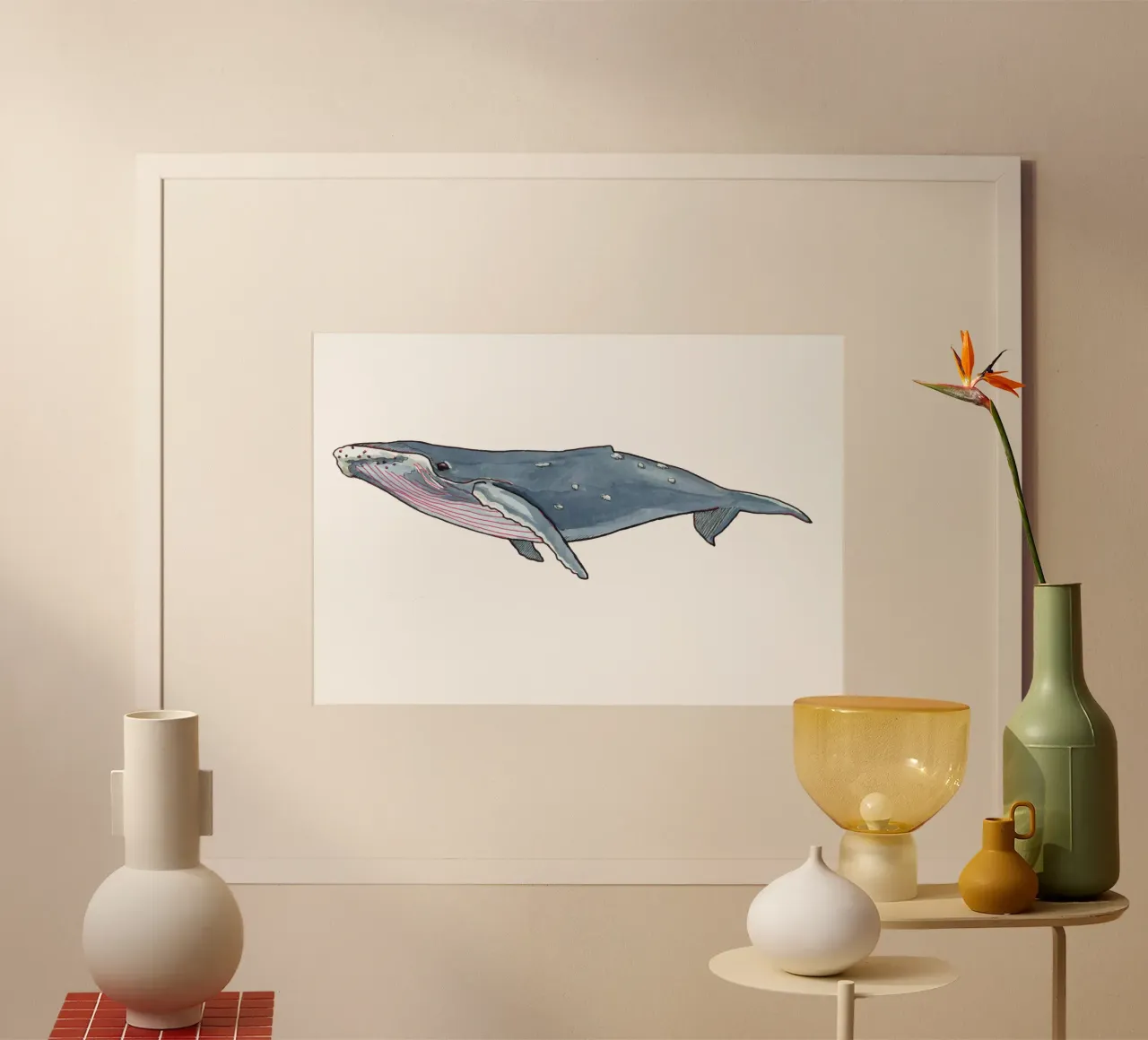 Humpback whale poster da Face & Content