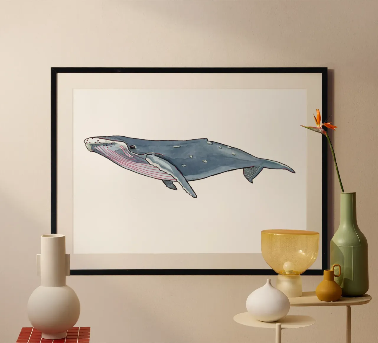 Humpback whale poster da Face & Content
