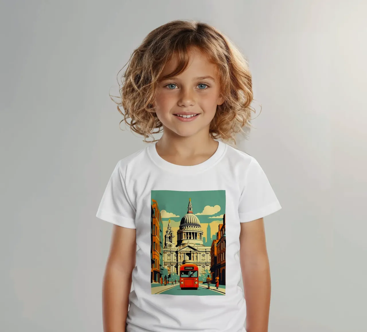 Cattedrale di St Paul, Londra t-shirt bambini da TDPosters