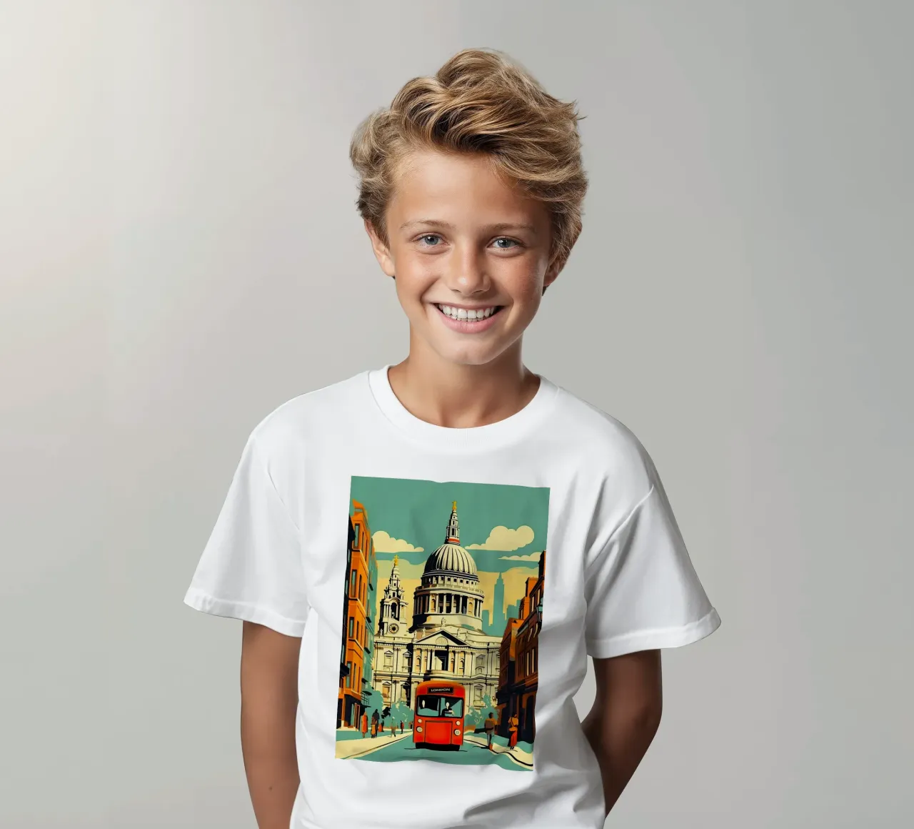 Cattedrale di St Paul, Londra t-shirt bambini da TDPosters