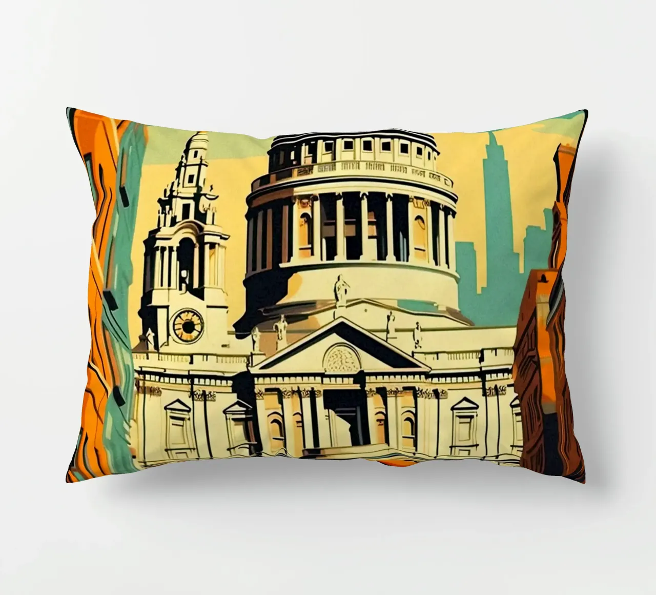 Cattedrale di St Paul, Londra cuscino da TDPosters
