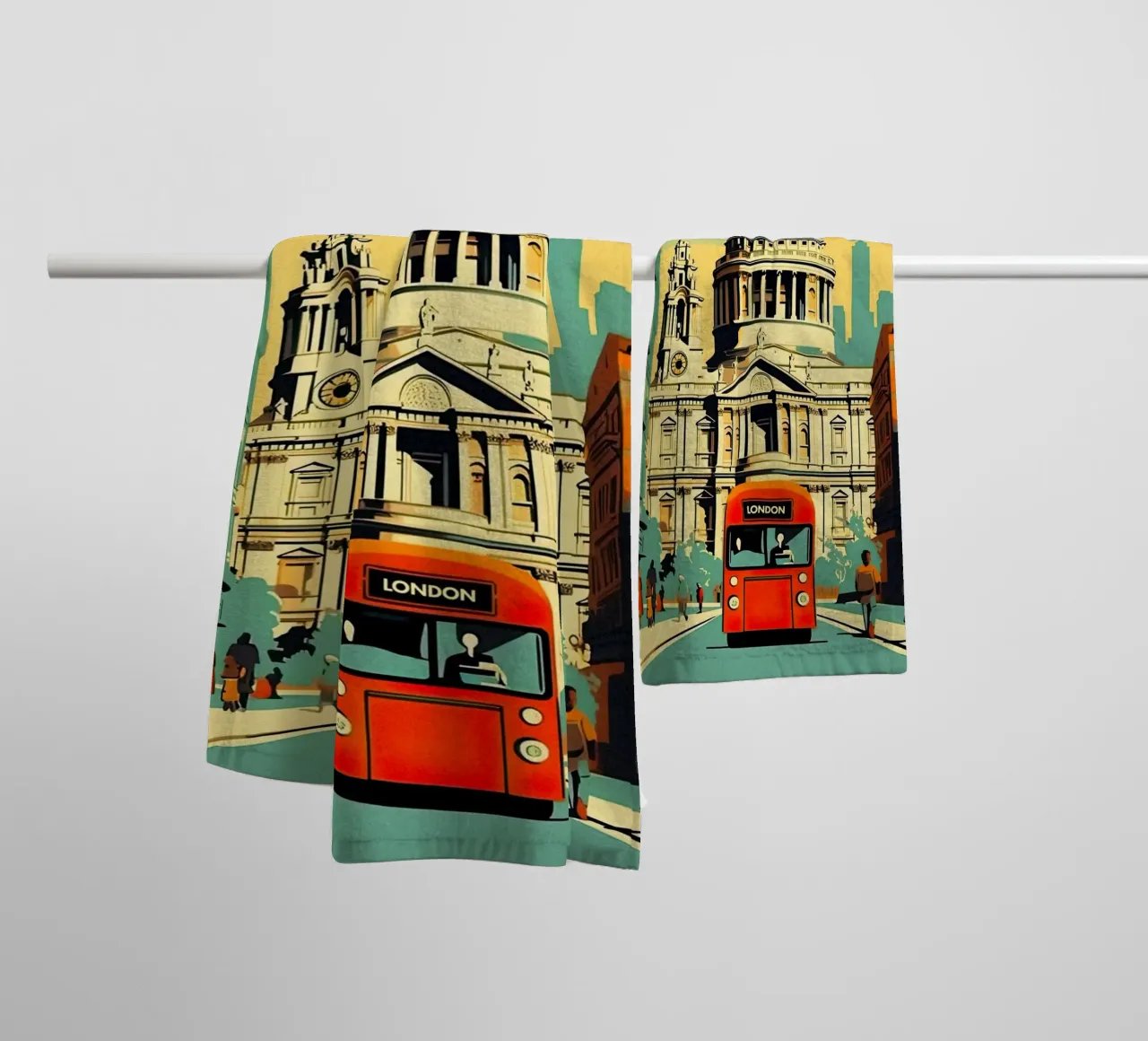 Cattedrale di St Paul, Londra asciugamano da bagno da TDPosters