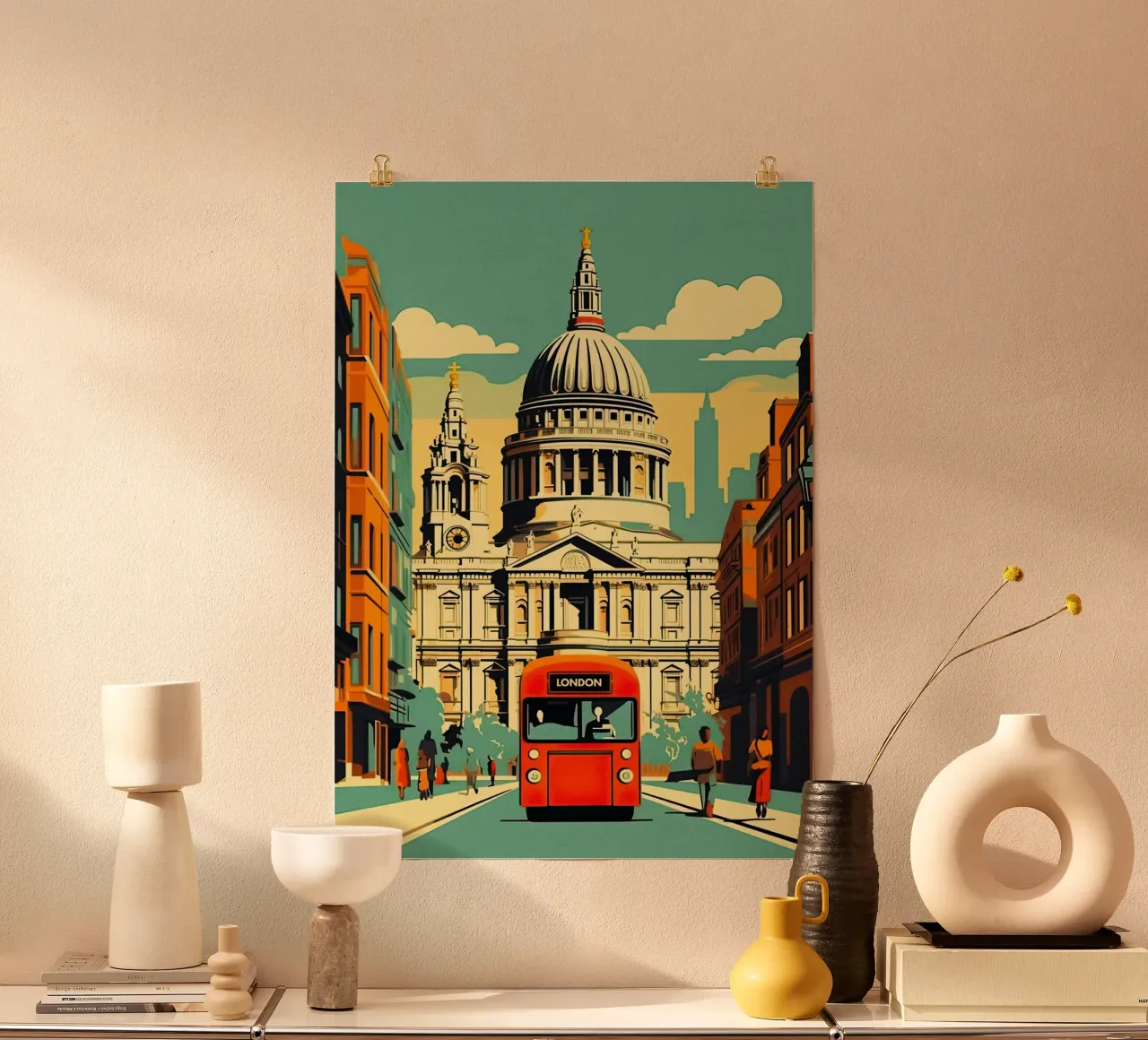 Cattedrale di St Paul, Londra carta hahnemühle da TDPosters