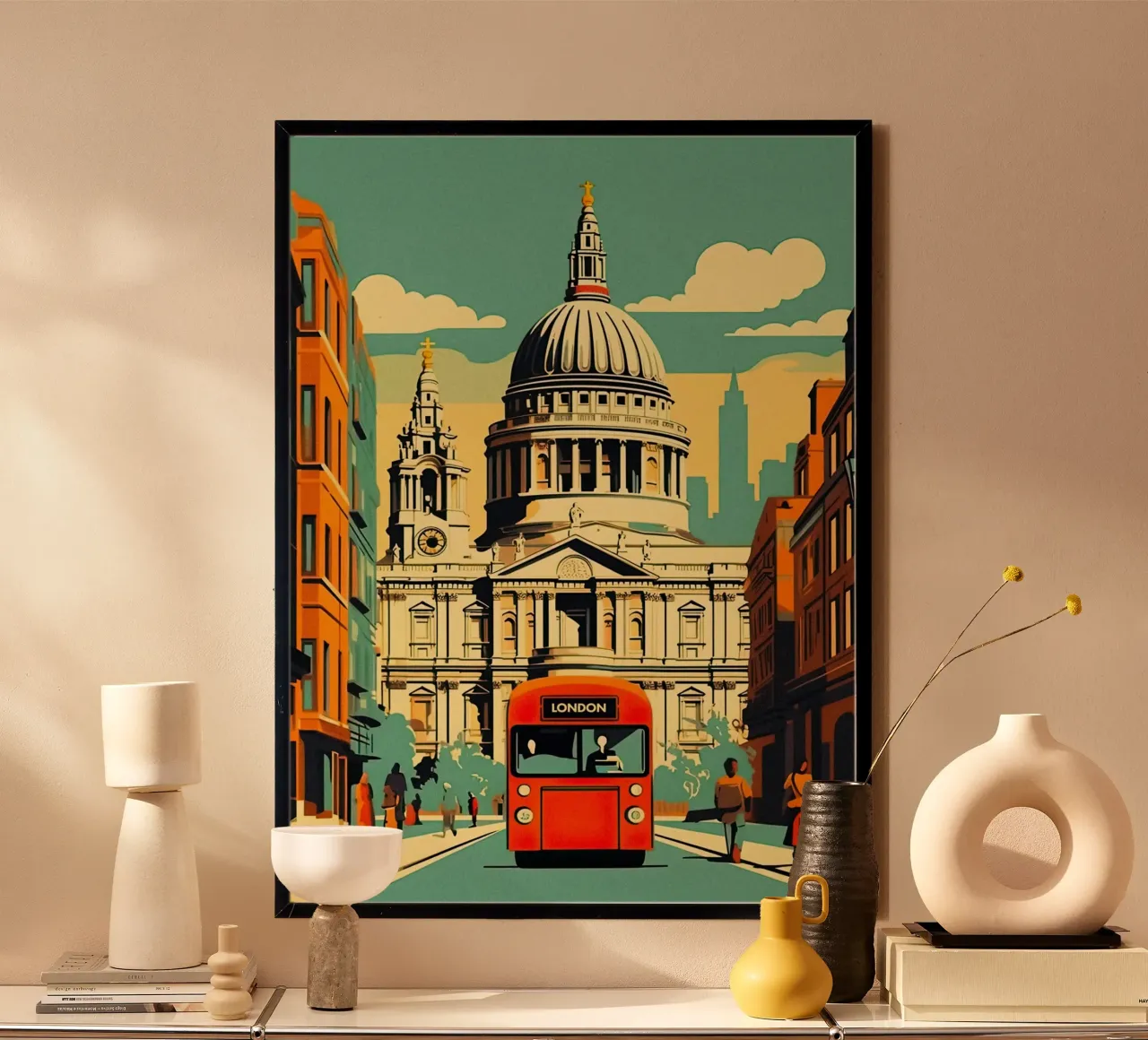 Cattedrale di St Paul, Londra carta hahnemühle da TDPosters
