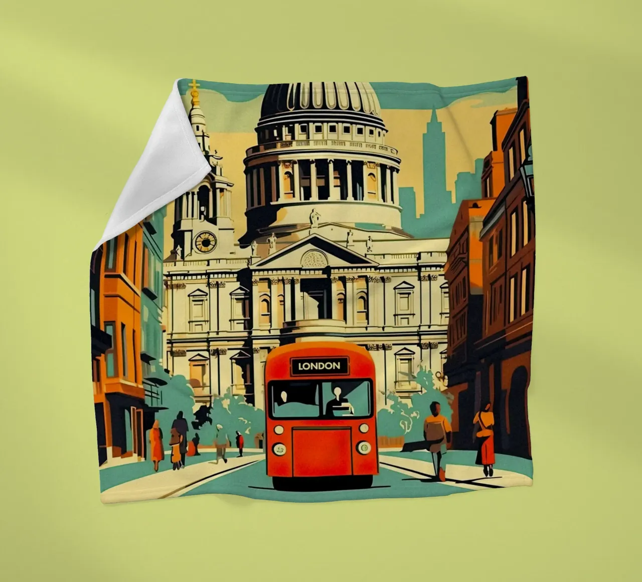Cattedrale di St Paul, Londra coperta in pile da TDPosters