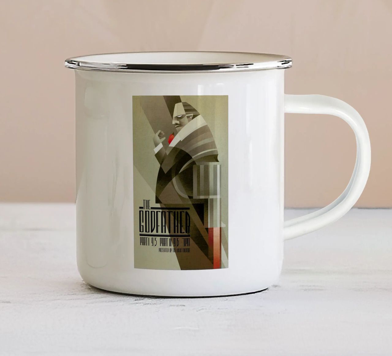 The Godfather tazza in smalto da Sean Loose