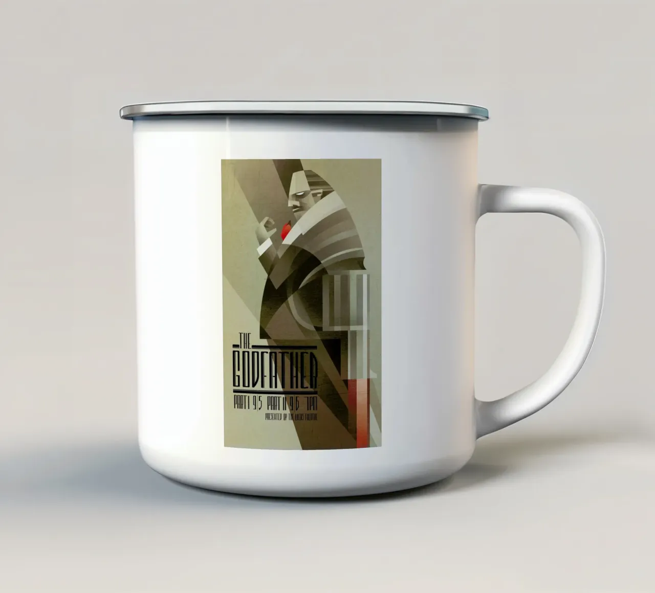 The Godfather tazza in smalto da Sean Loose