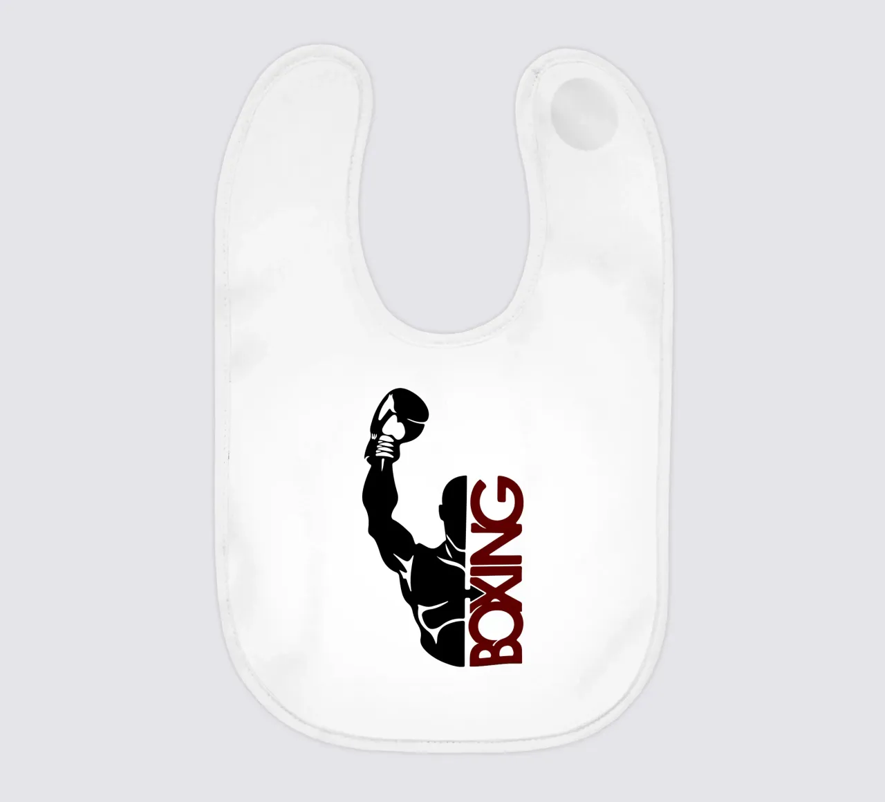 silhouette della boxe bavaglino da ririedis