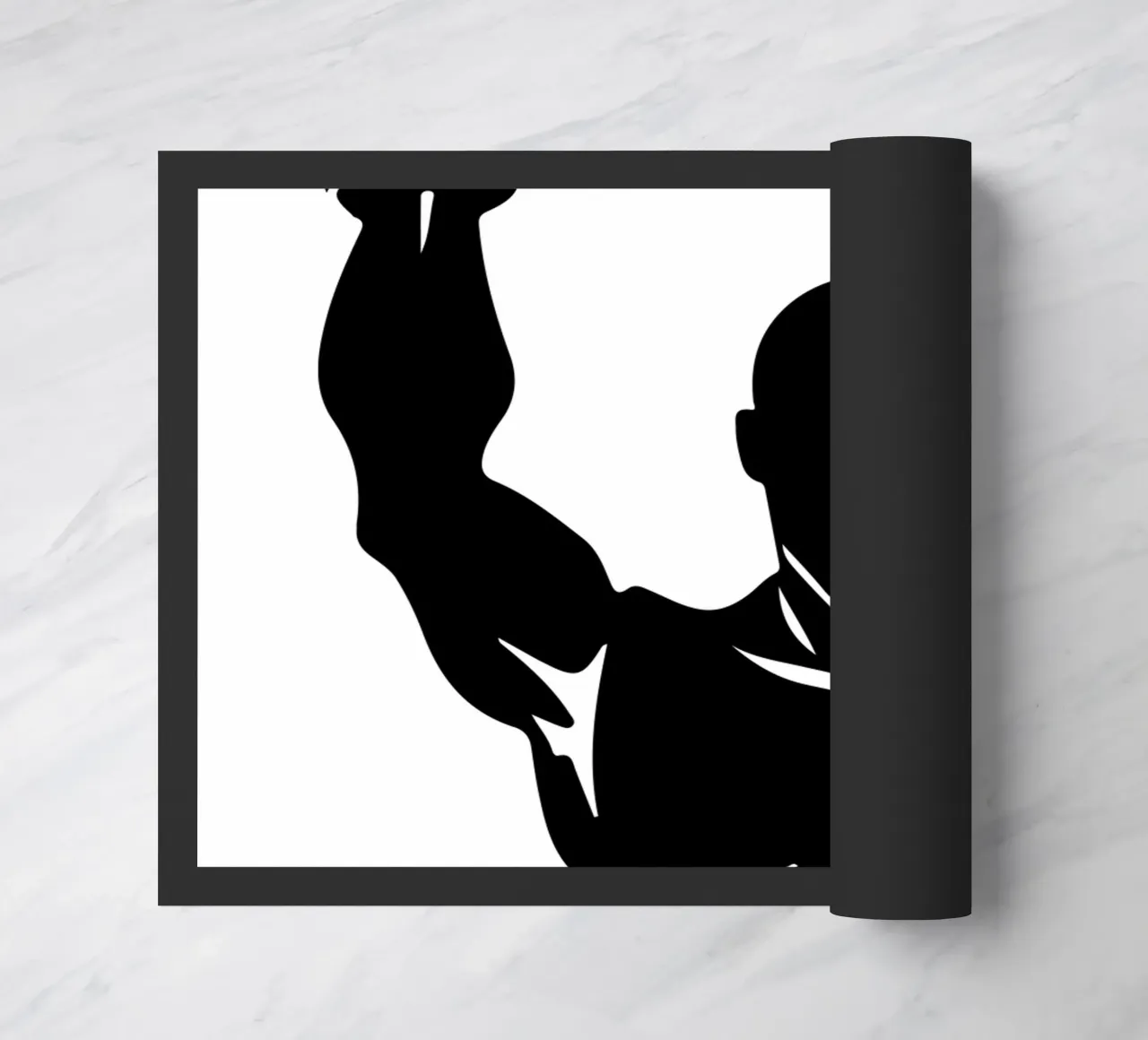 silhouette della boxe zerbino da ririedis