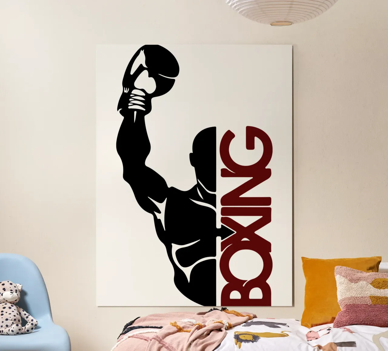 silhouette della boxe carta hahnemühle da ririedis