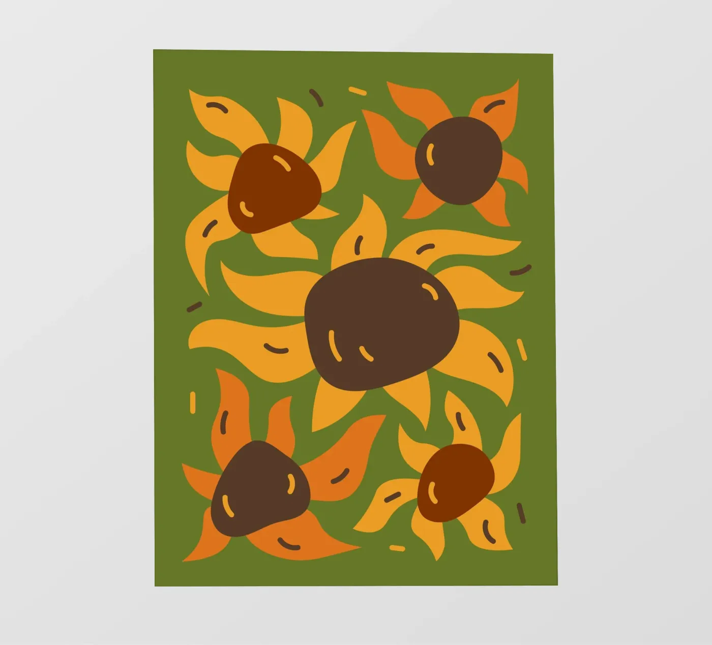 Five Sunflower-like pellicola backlit da LisaArtes