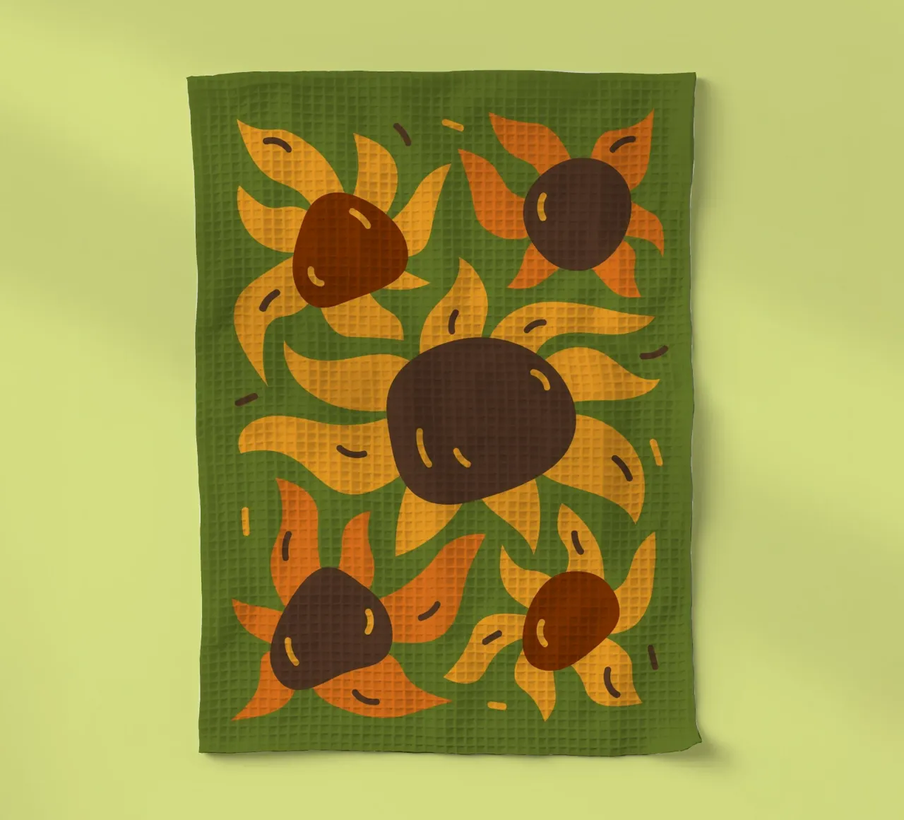 Five Sunflower-like canovaccio da cucina da LisaArtes