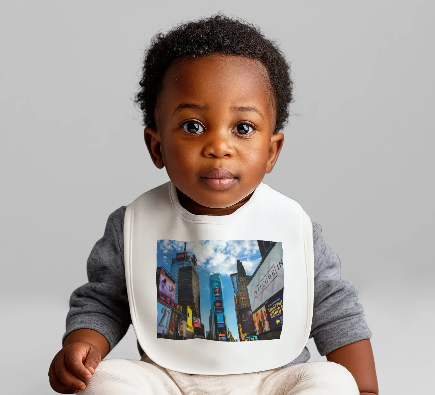 Times Square bavaglino da Dave Hare Photography