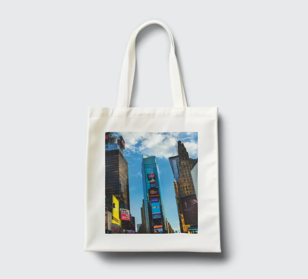 Times Square borsa in juta da Dave Hare Photography