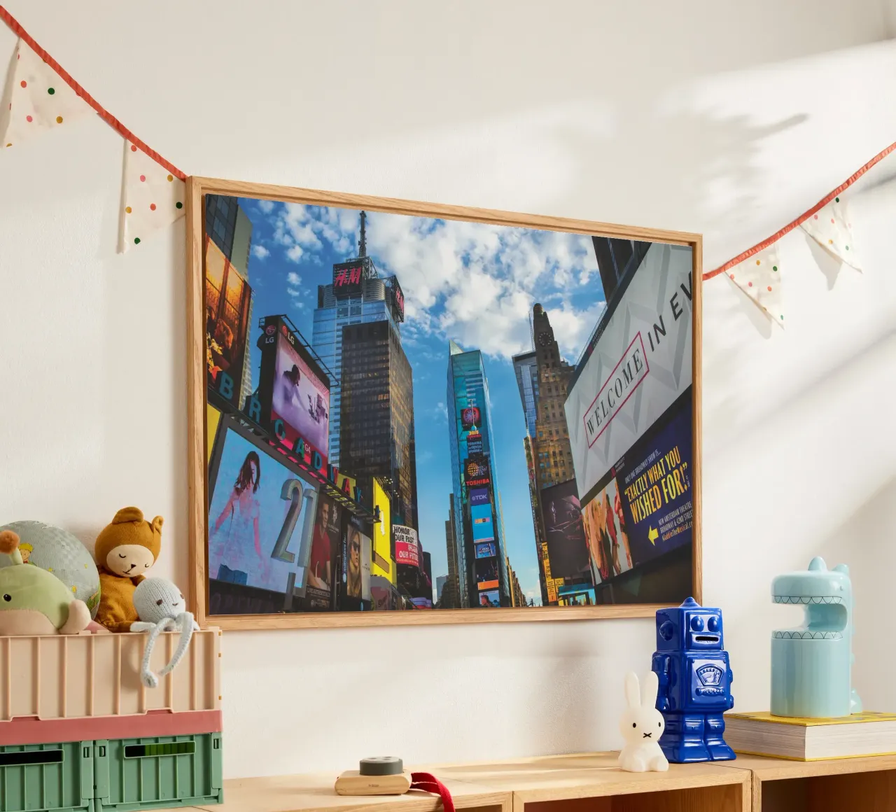 Times Square plexiglass da Dave Hare Photography