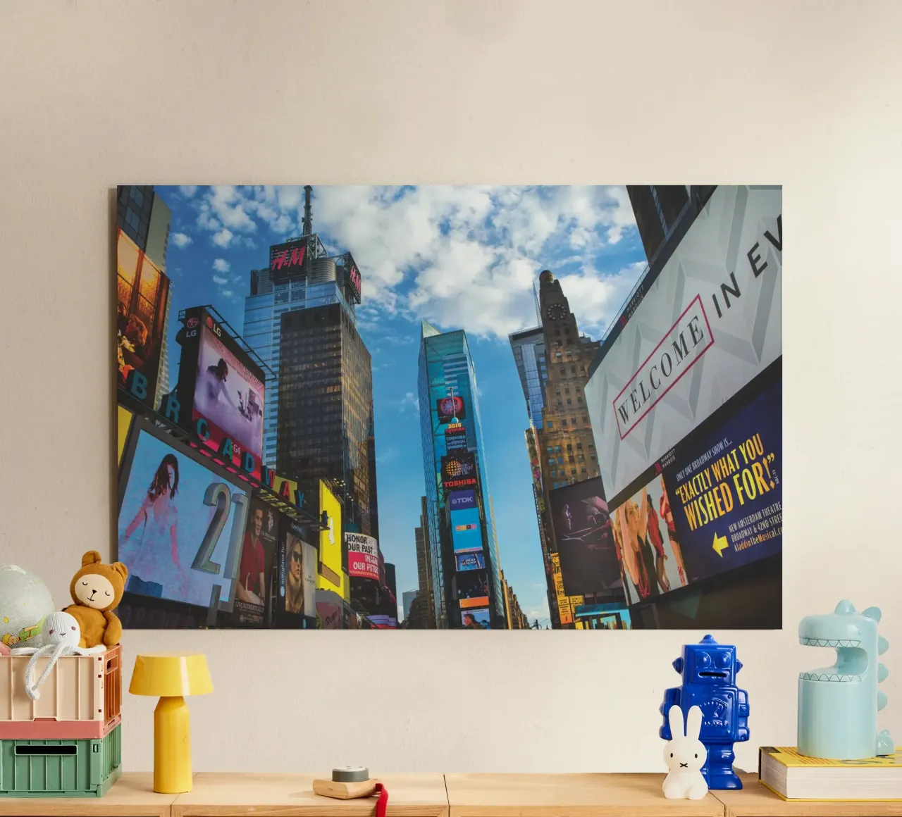 Times Square alluminio dibond da Dave Hare Photography