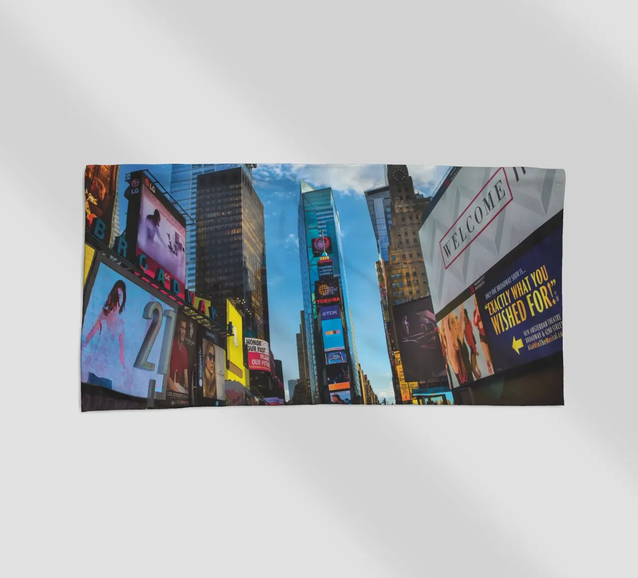 Times Square telo mare da Dave Hare Photography