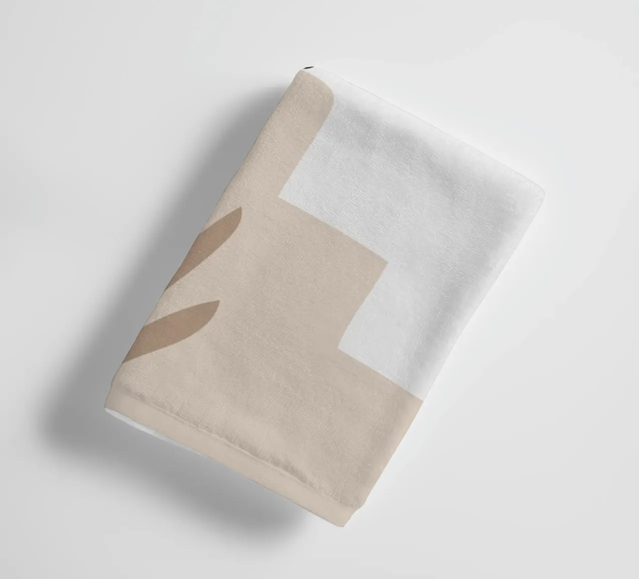 Desert Scene with Cat and Cacti towel by Melloi Art Print