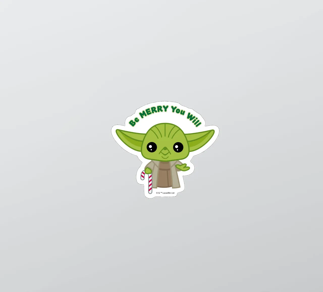 BE MERRY YOU WILL sticker by Star Wars - Sticker Shop