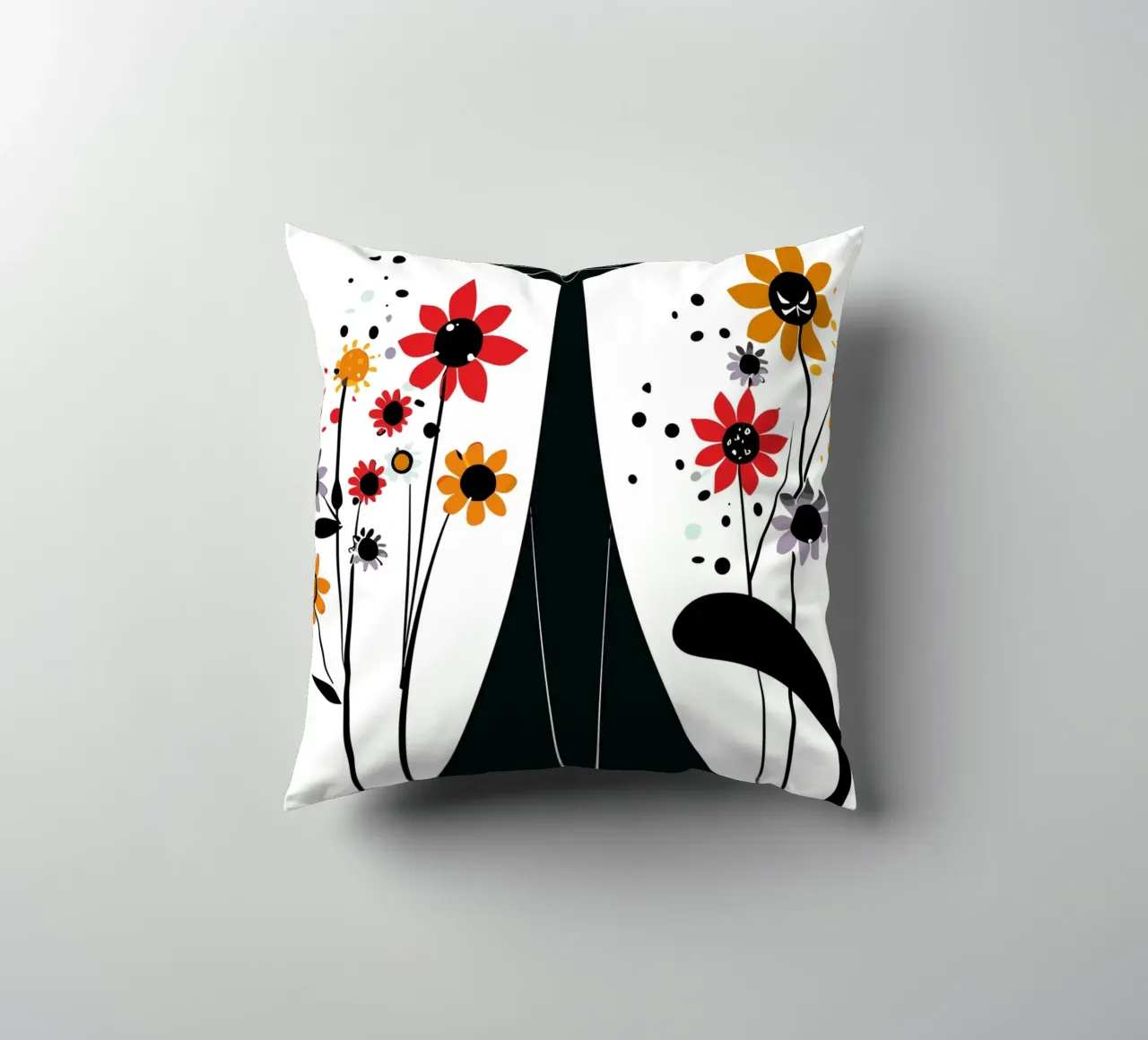 Sleek black cat cuscino da LisaArtes