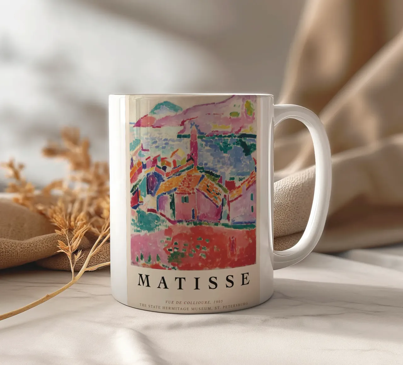 Living landscape - Fauvist style ceramic mug by Whole©