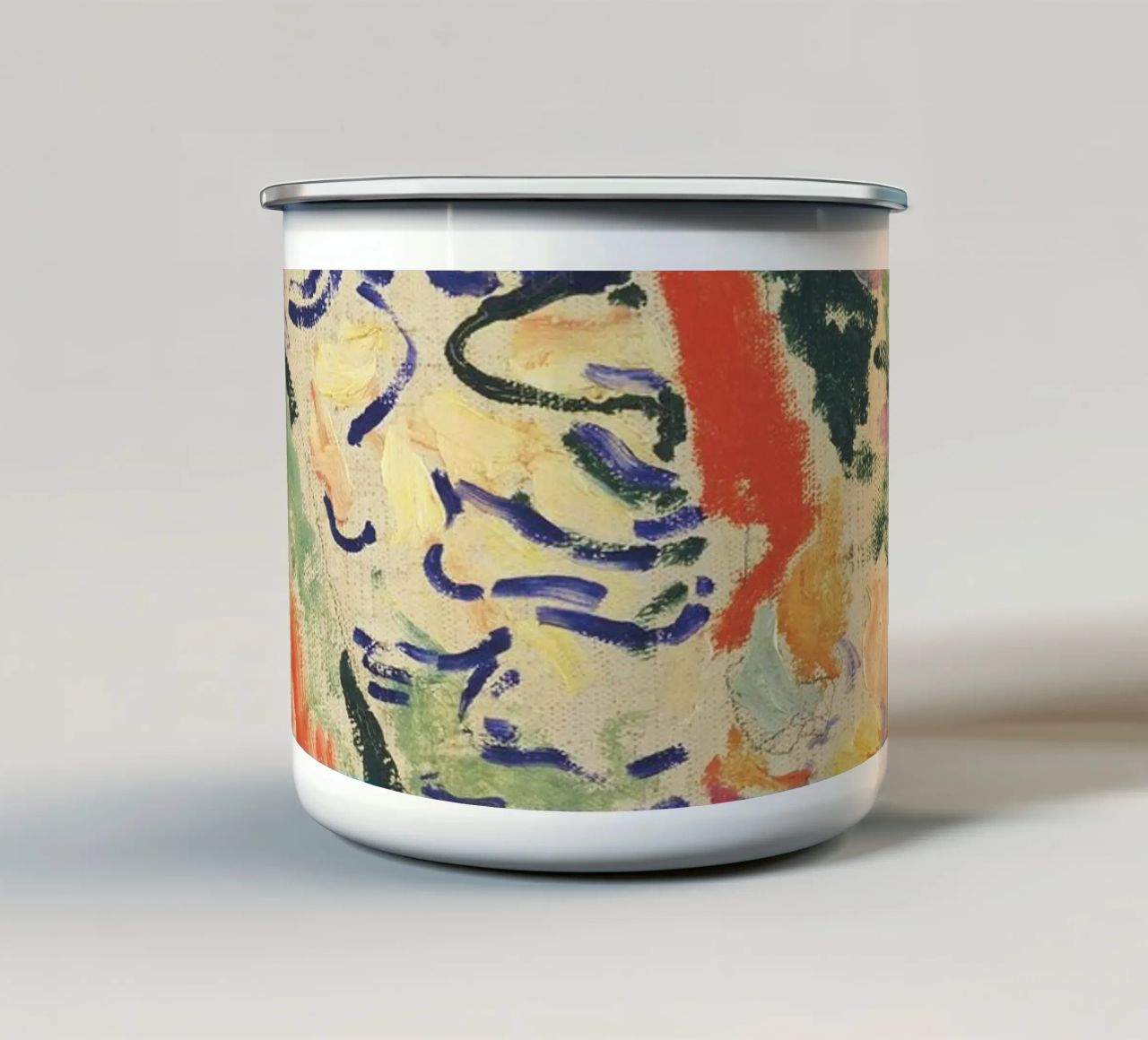 Gioco di colori in stile giapponese tazza in smalto da Whole©