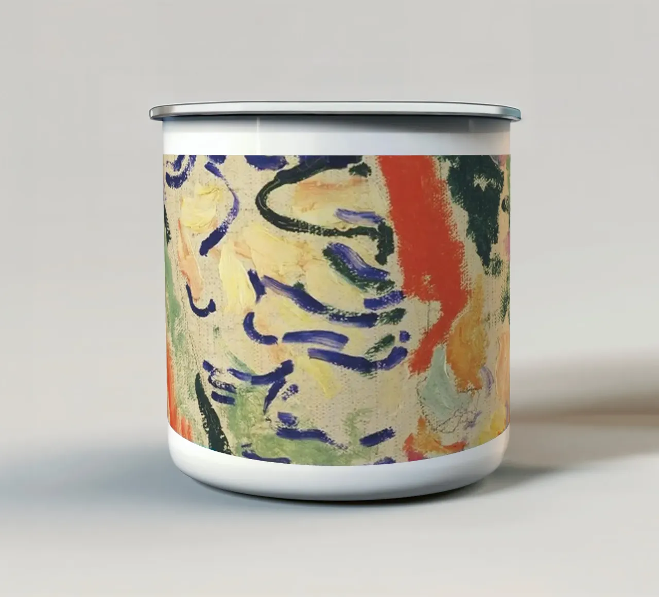 Gioco di colori in stile giapponese tazza in smalto da Whole©