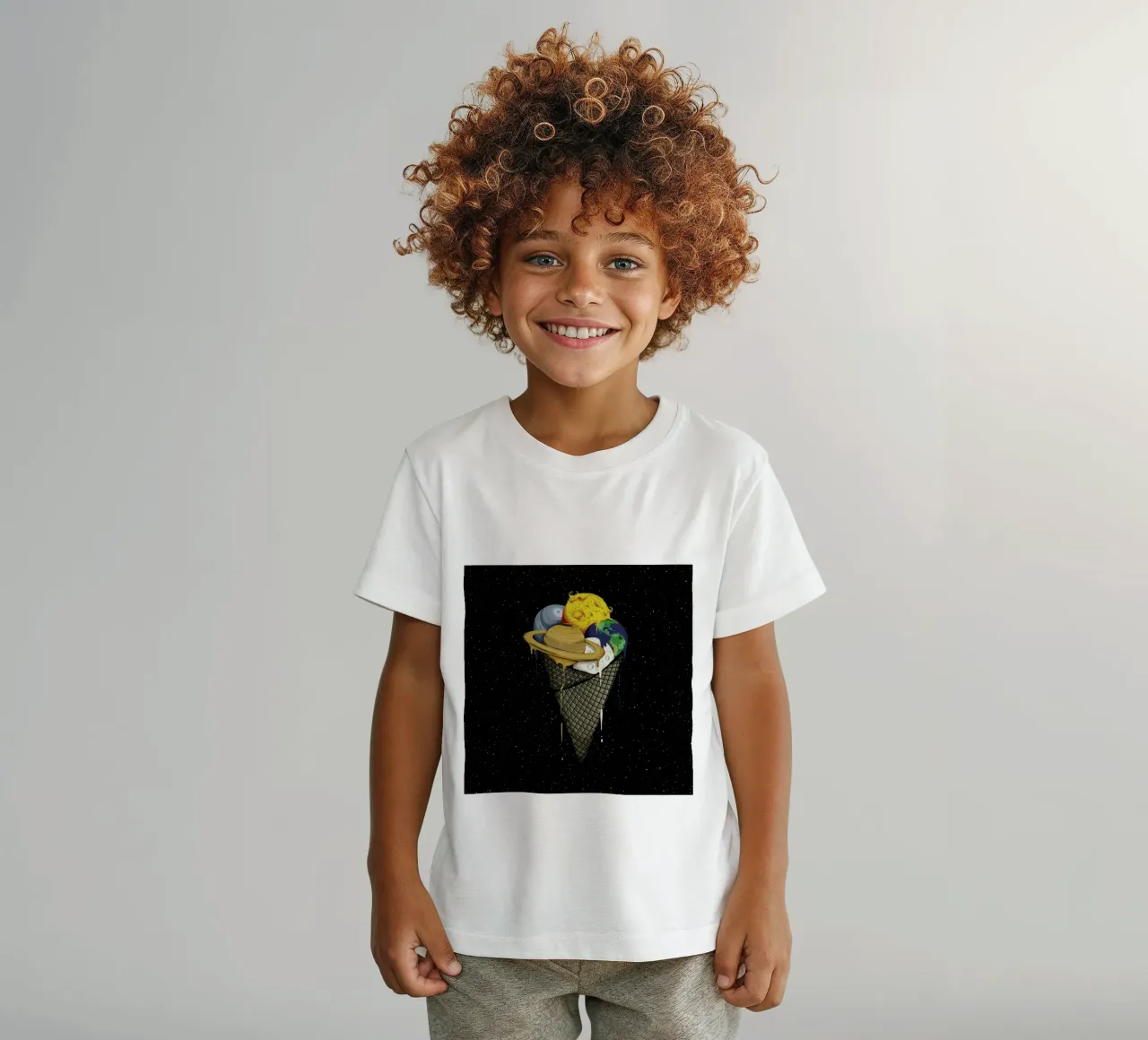 Galactic Ice t-shirt bambini da Robert Richter