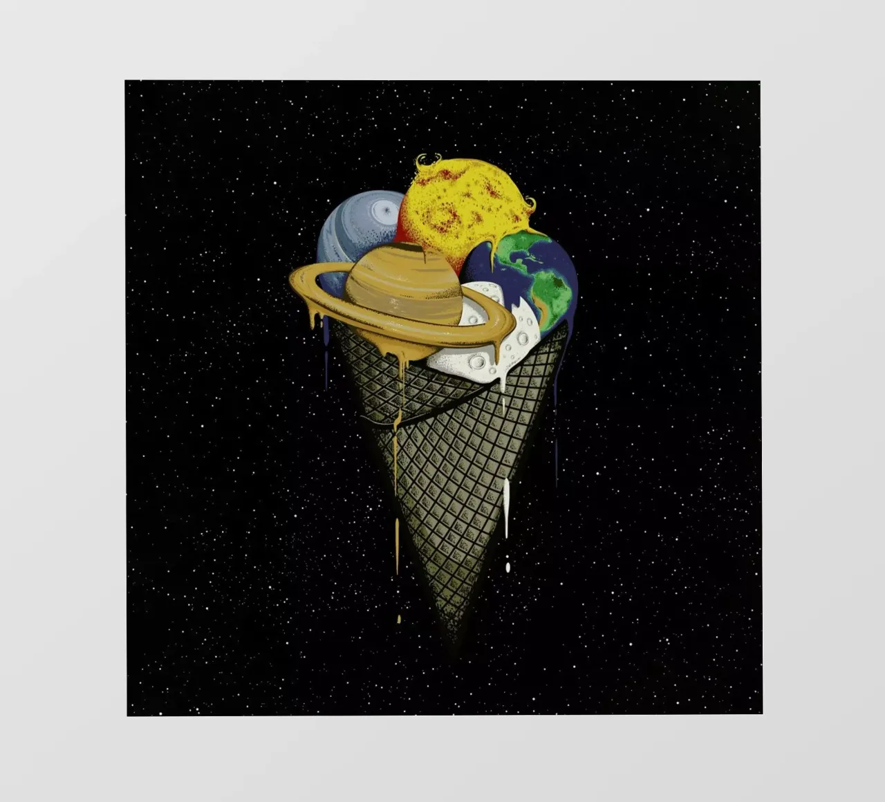 Galactic Ice pellicola backlit da Robert Richter