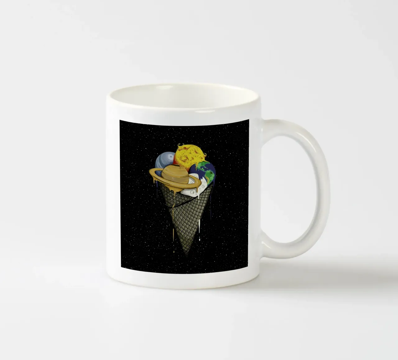 Galactic Ice tazza in ceramica da Robert Richter