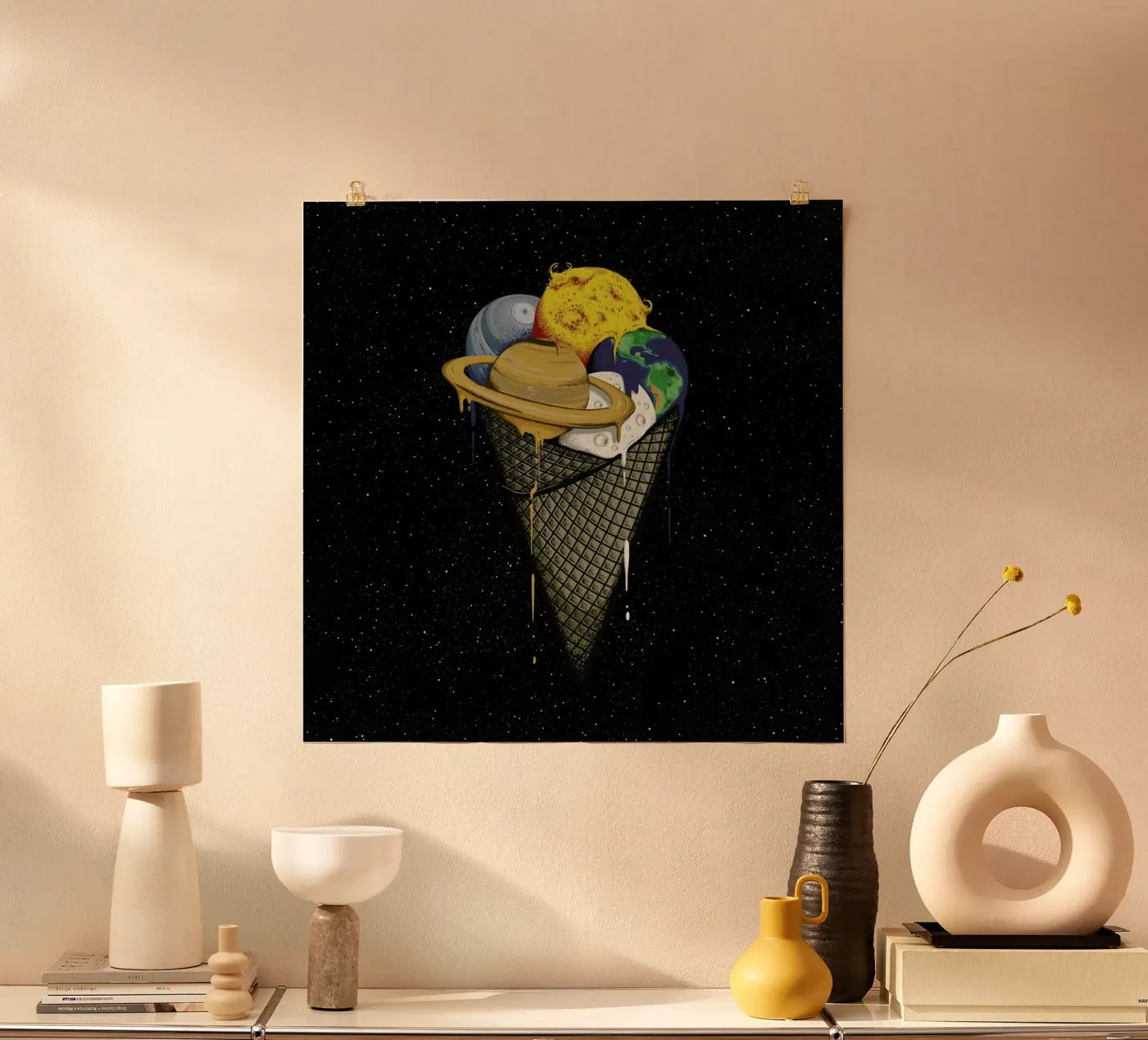 Galactic Ice poster da Robert Richter