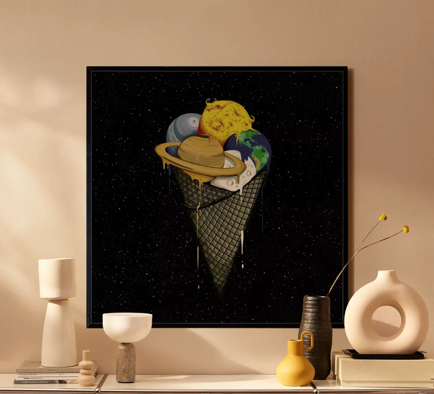 Galactic Ice poster van Robert Richter