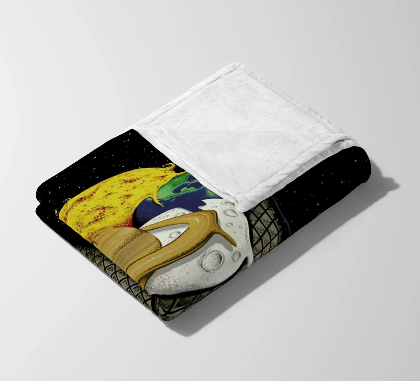 Galactic Ice Fleecedecke von Robert Richter