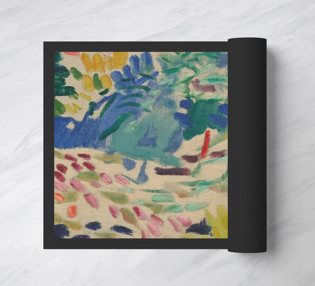 Nature in motion - Fauvist style doormat by Whole©