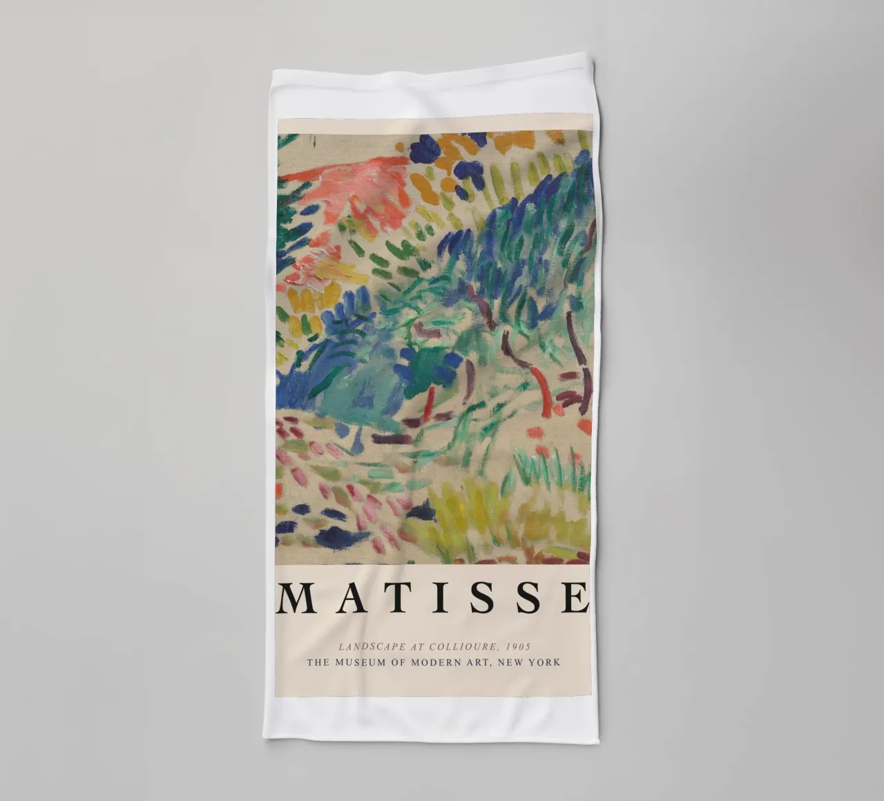 Nature in motion - Fauvist style towel by Whole©