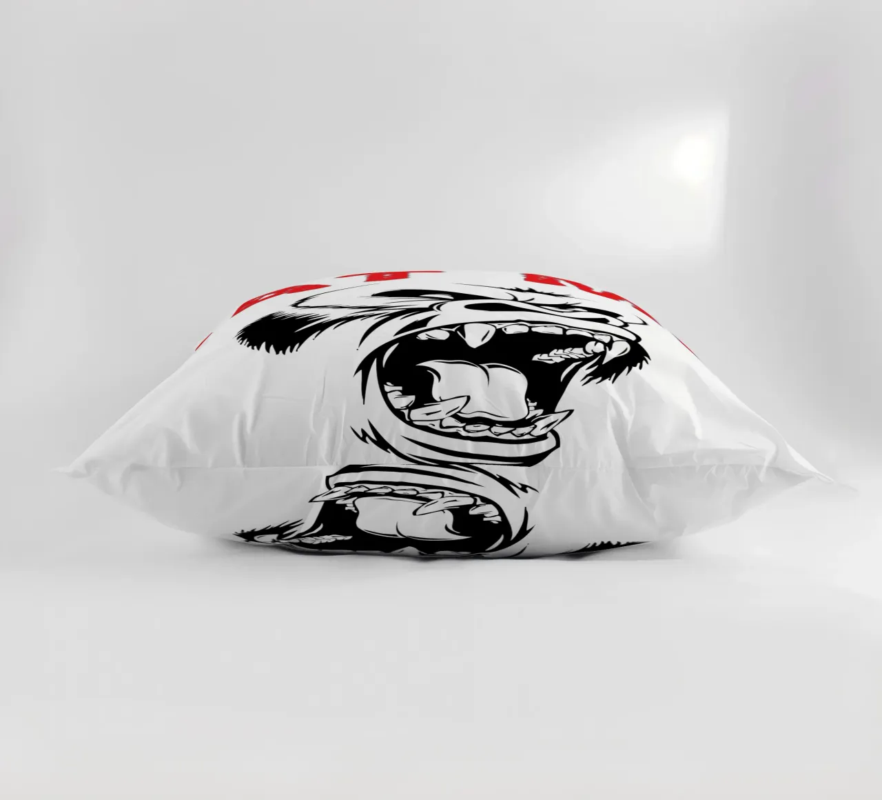 eat me funny art design cuscino da ririedis