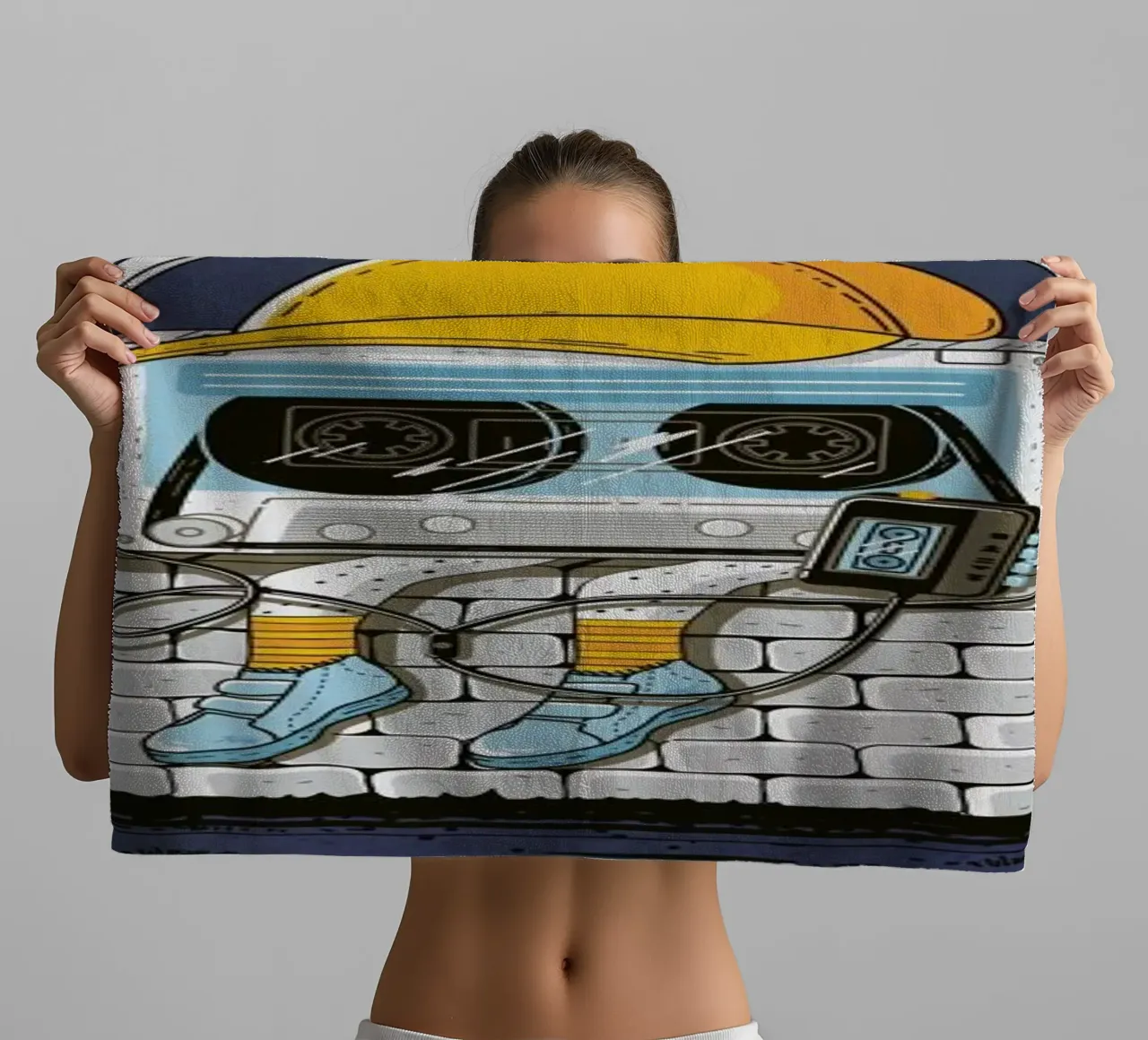 Oldschool Music asciugamano da bagno da Robert Richter